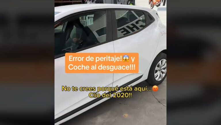 Mandan al desguace un Renault Clio «impoluto» por una avería y el mecánico lo repara «con 20 euros de gasoil»