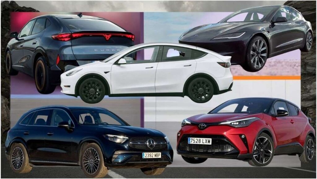 coches eléctricos e híbridos enchufables más vendidos en septiembre de 2024
