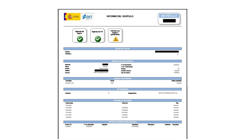 Informe DGT