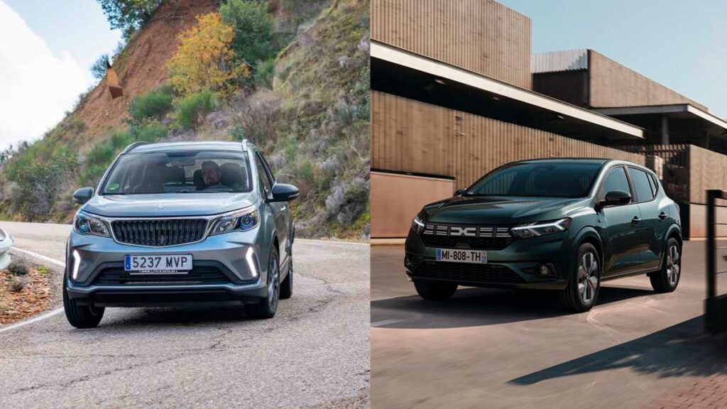 Comparativa Livan X3 Dacia Sandero Apertura