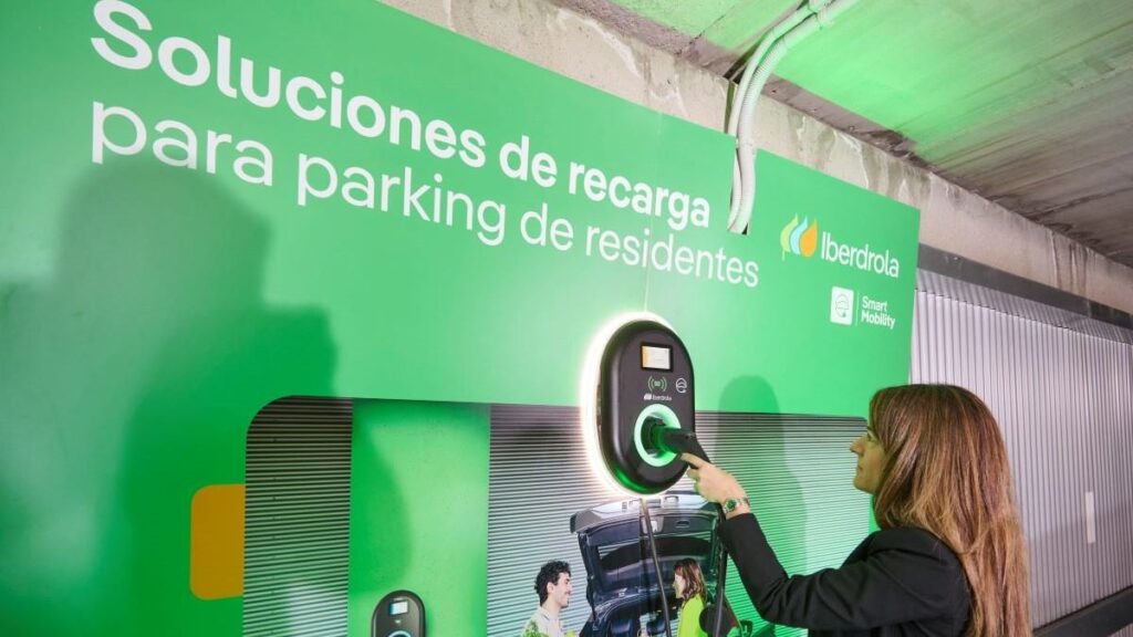 Iberdrola recarga coches eléctricos parking de residentes