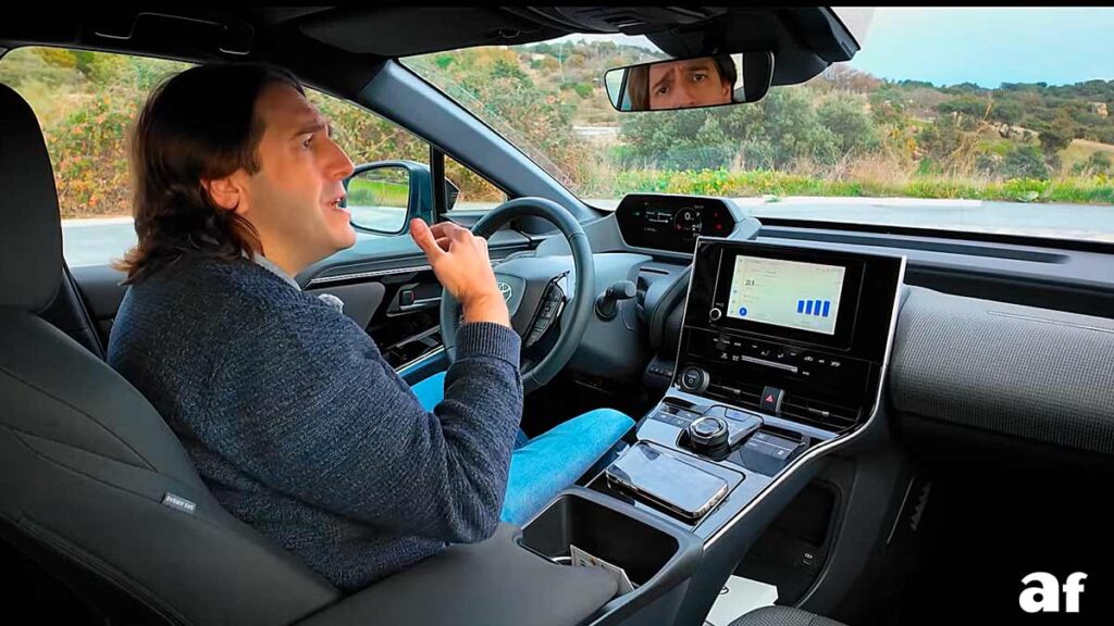 Toyota bZ4X interior