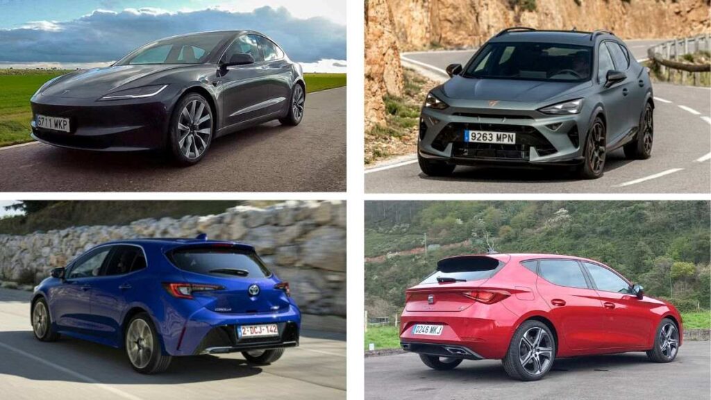 compactos y berlinas más vendidos noviembre 2024