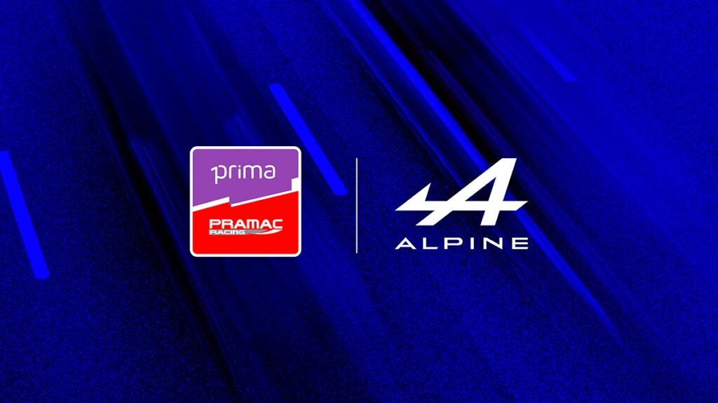 Alpine F1 aterriza en MotoGP de la mano del Prima Pramac Yamaha