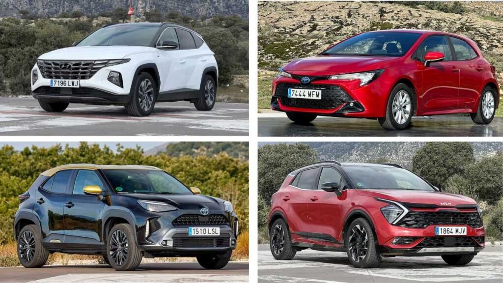 coches híbridos más vendidos en 2024