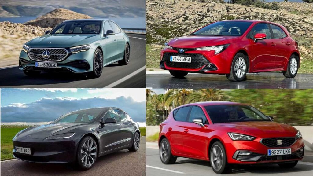 compactos y berlinas más vendidos en 2024