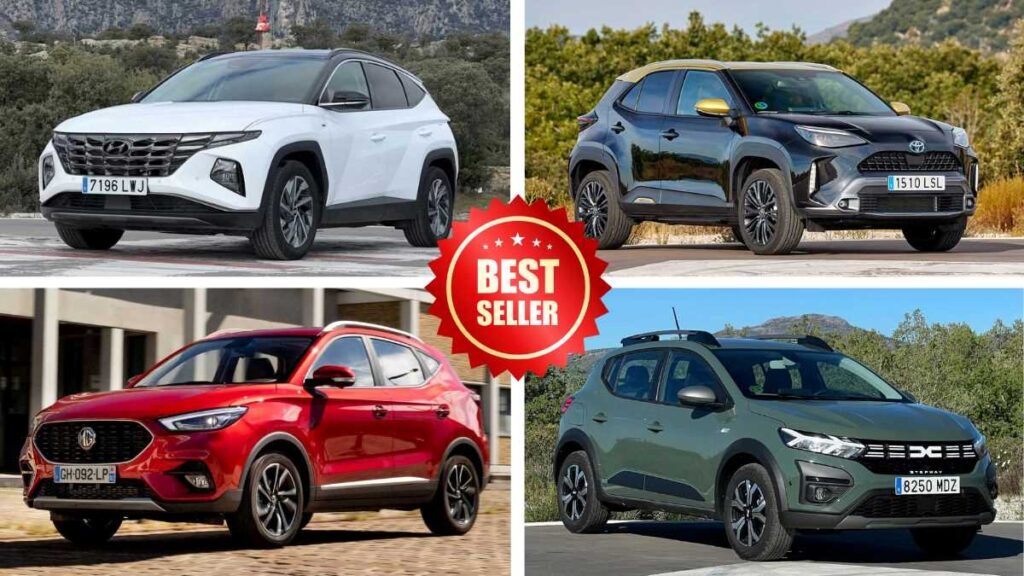 los coches más vendidos en 2024