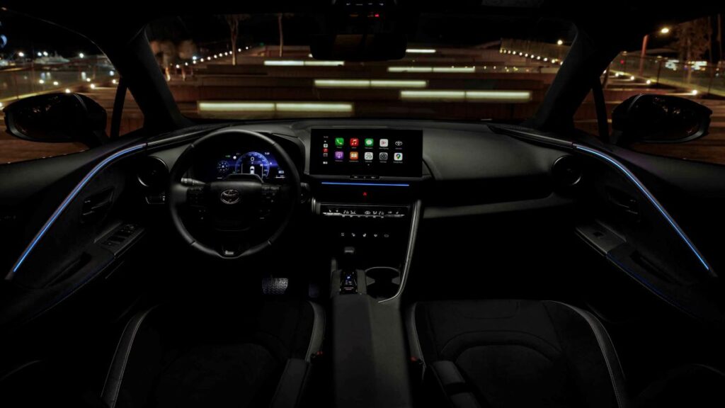 toyota c-hr hybrid 2025-vistainterior