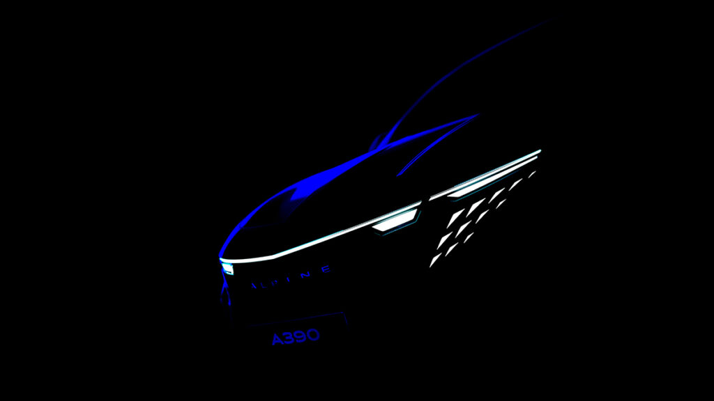 Alpine revela la primera imagen del Alpine A390: su nuevo deportivo eléctrico debutará el 27 de mayo