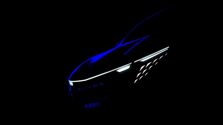 Alpine revela la primera imagen del Alpine A390: su nuevo deportivo eléctrico debutará el 27 de mayo