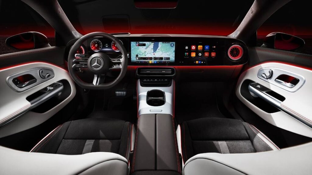 El eléctrico Mercedes CLA desembarca en España: casi 800 km de autonomía y beneficiándose del MOVES III por ¡cinco euros! 6 Mercedes CLA interior