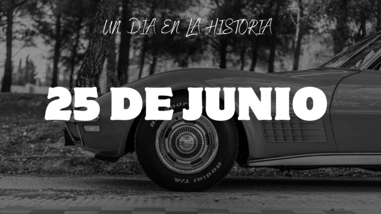 ¿Qué pasó un 25 de junio en la historia del automovilismo?