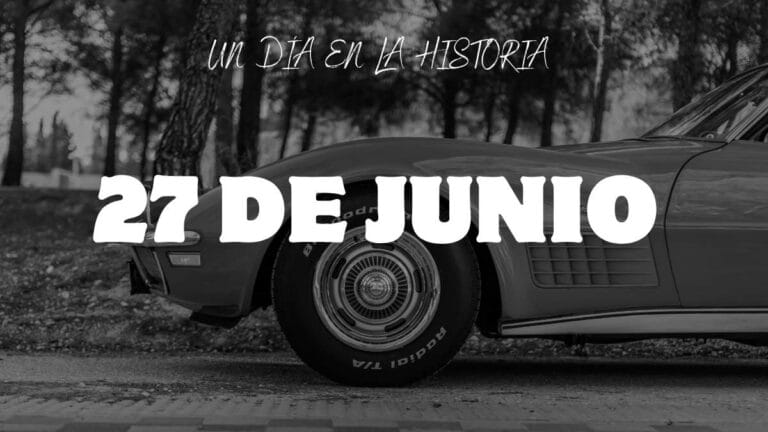 ¿Qué pasó un 27 de junio en la historia del automóvil?