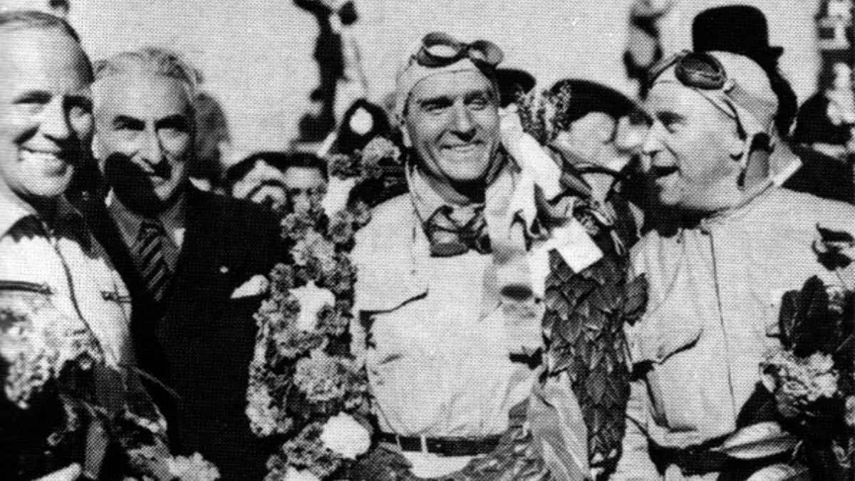 Giuseppe Farina en Silverstone, 1950 | Fuente: Forix.com