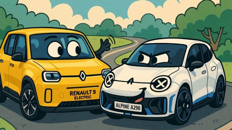 Renault 5 y Alpine A290