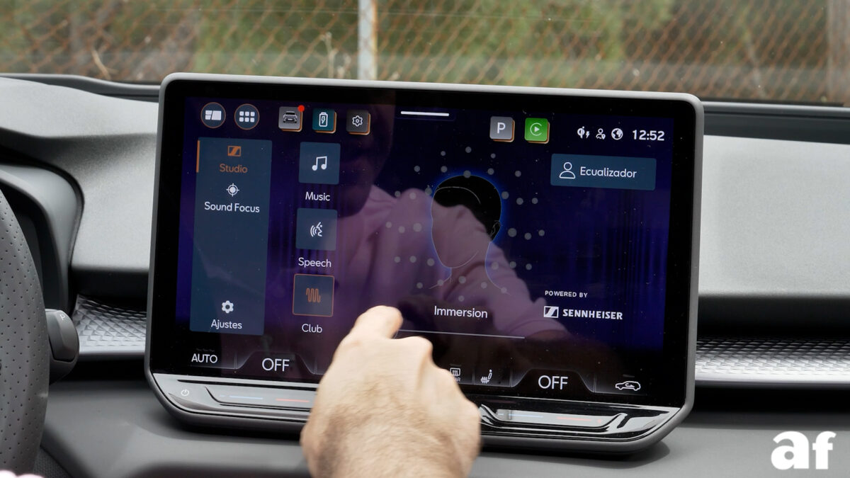 Sonido inmersivo Sennheiser en el sistema multimedia Cupra