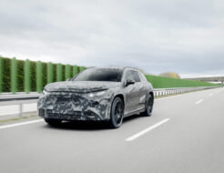 Performant und elektrisch: Mercedes AMG SUV und viertüriges Coupé gemeinsam auf ErprobungHigh performance and electric: Mercedes AMG SUV and four door coupé start testing