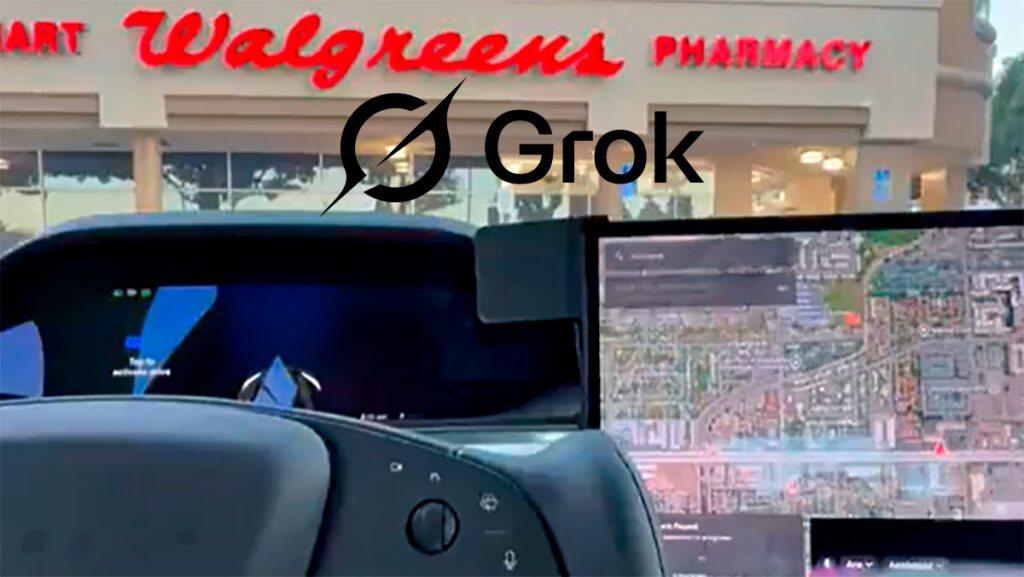 Apertura Tesla Grok OK