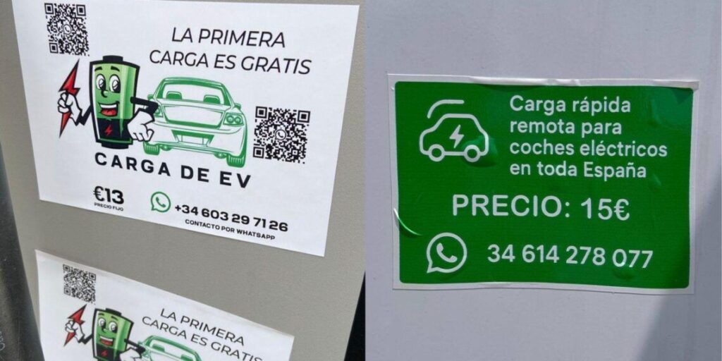 Quishing cargadores electricos