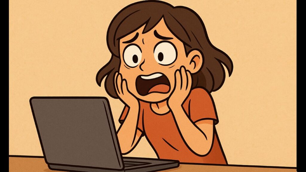 chica mirando ordenador