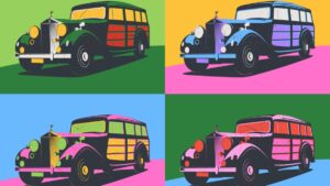 Rolls Phantom by Andy Warhold