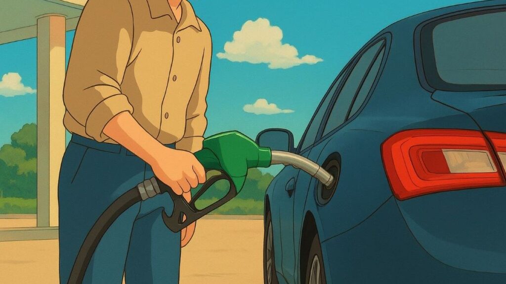 repostando combustible