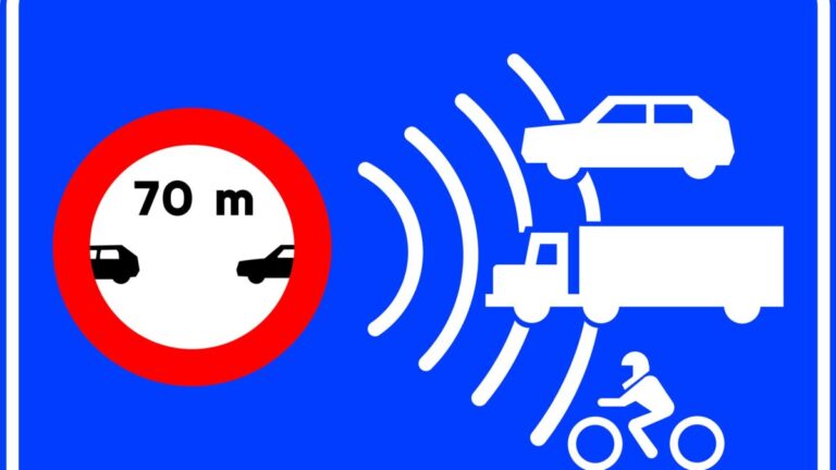 señal control distancia de seguridad OK 169