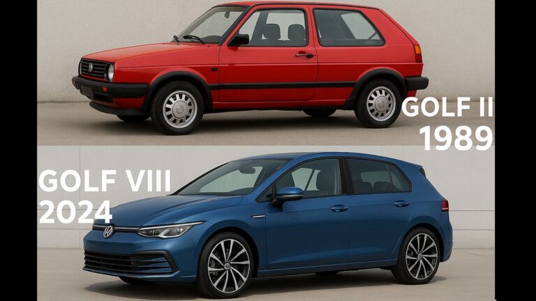 Golf II vs Golf VIII
