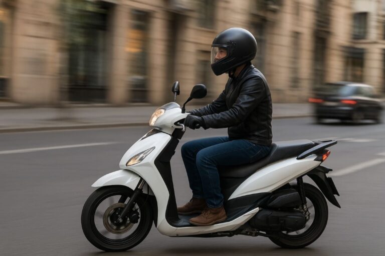 Imagen scooter por la ciudad