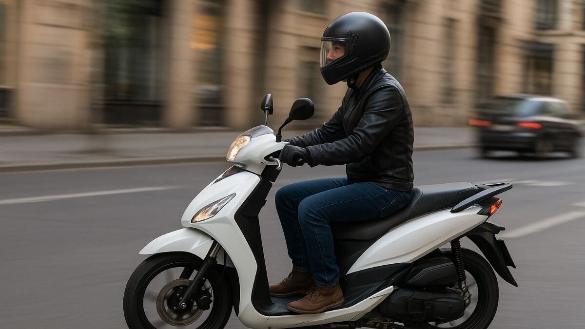 Imagen scooter por la ciudad