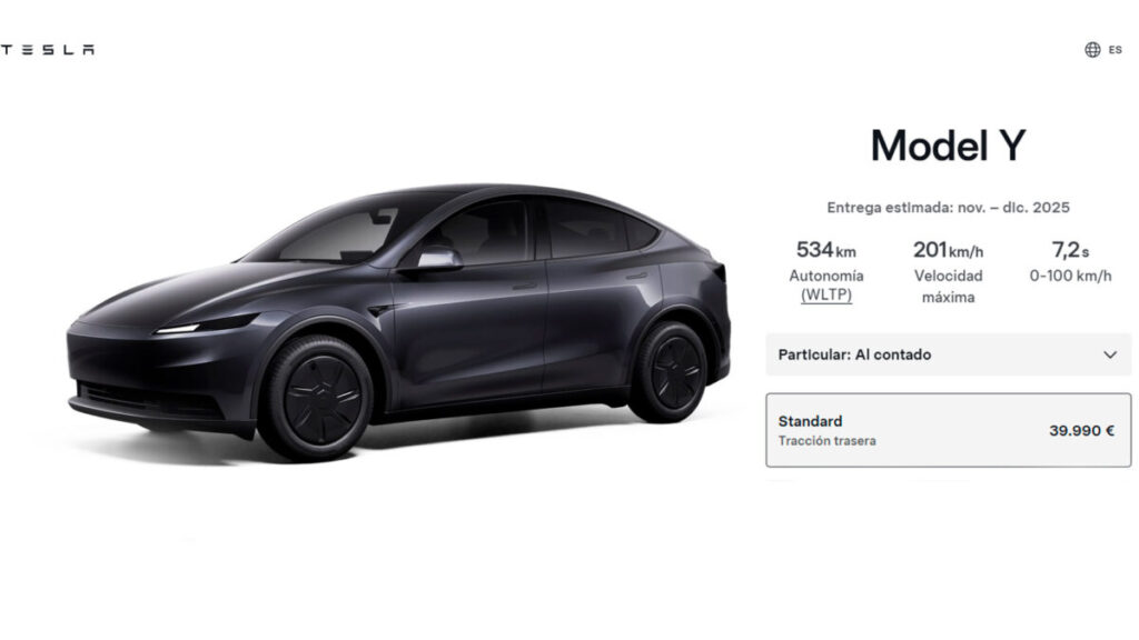 Apertura Tesla Model Y Standard