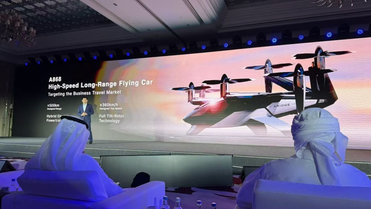 Aridge coche volador 