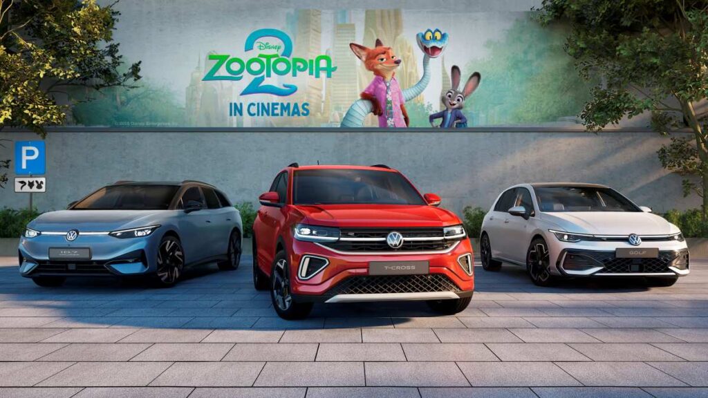 global collaboration between volkswagen and walt disney animatio