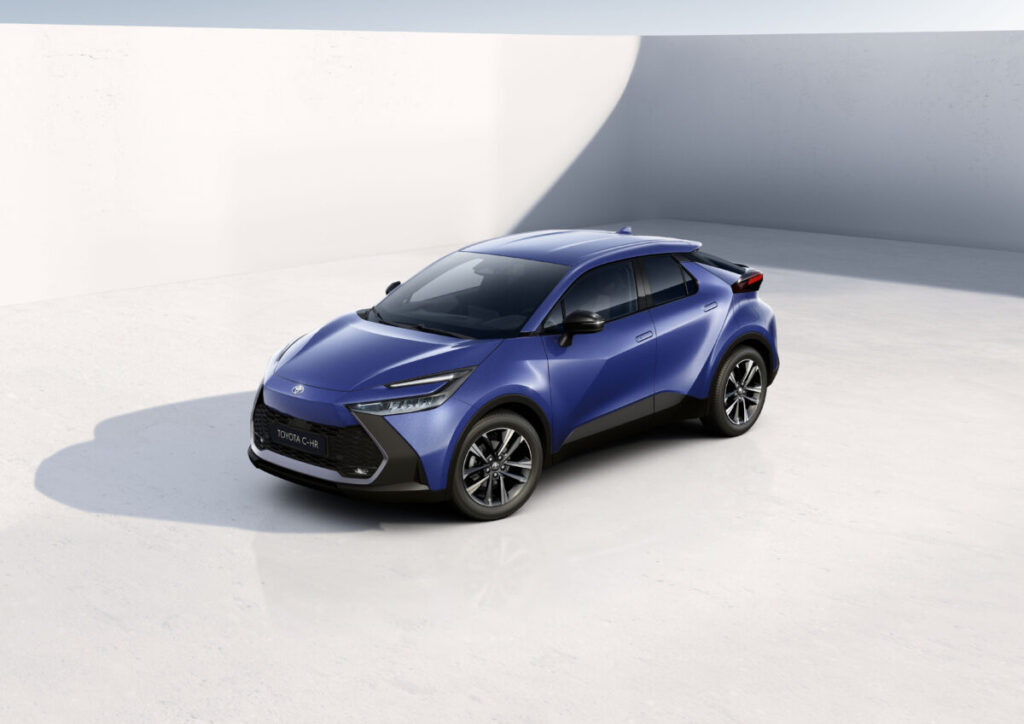 toyota c-hr azul royal diagonal