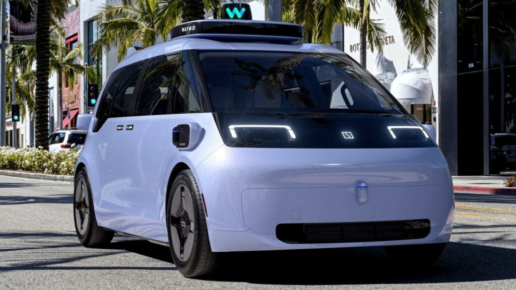 concepto del nuevo coche de waymo