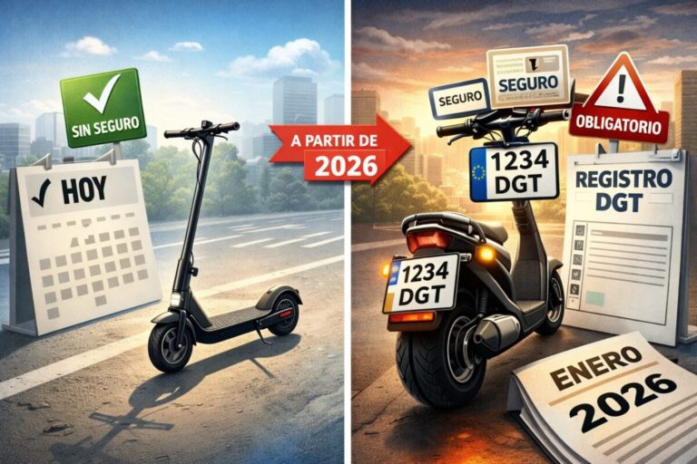 Seguro obligatorio para patinetes, sí pero todavía hay que esperar.