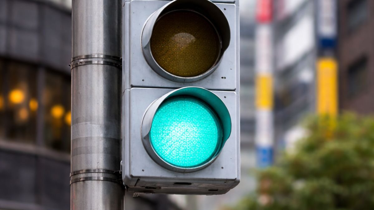 Semaforos azules japón