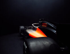 Audi muestra su R26 en Berlín y deja claro qué tendrá que ver la F1 con los coches de calle Audi Revolut F1 Team R26 Livery Launch