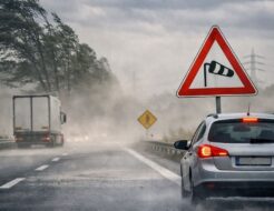 Con estas rachas de fuerte viento... te damos algunos consejos para conducir conducción con fuerte viento