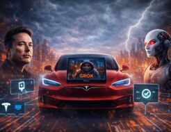 Tesla grok navegacion apertura