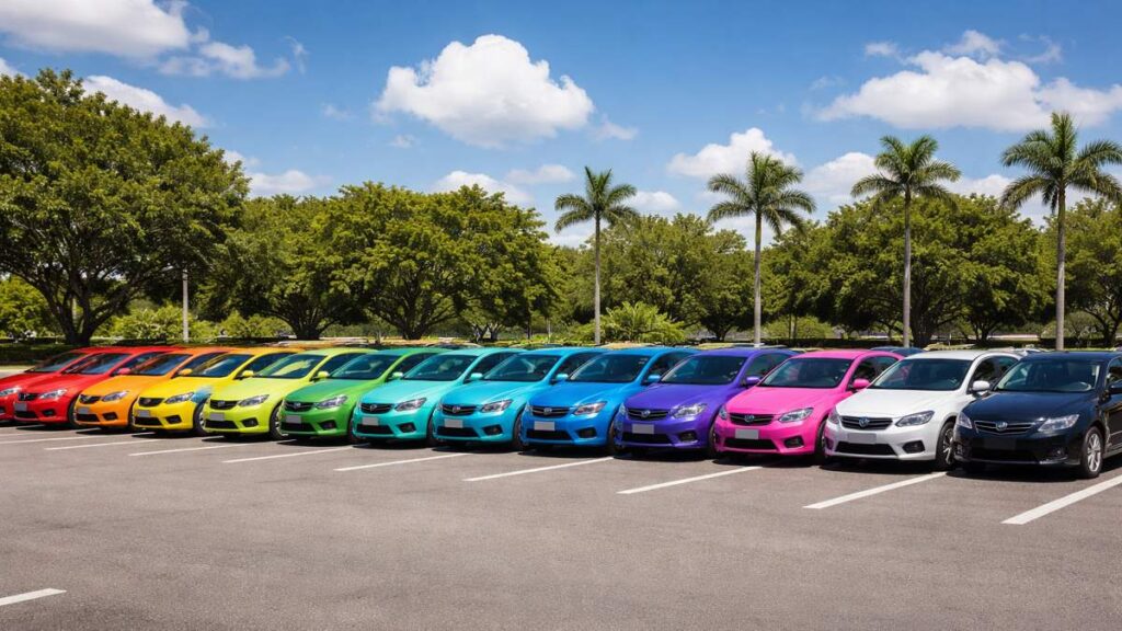 coches de colores