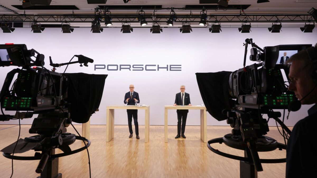Imagen de la presentación de resultados Porsche AG 2025 Imagen de la presentación de resultados Porsche AG 2025