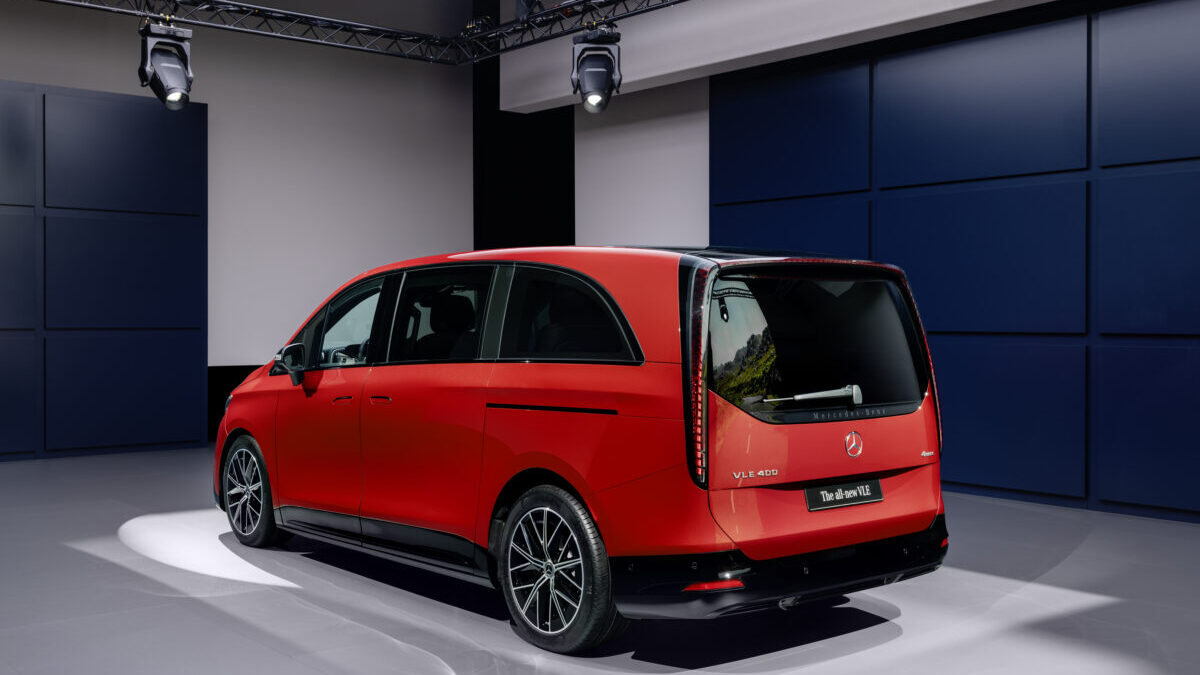 Neudefinition von Raum für eine neue Ära: der neue elektrische Mercedes Benz VLE Redefining space in a new era: the all new electric Mercedes Benz VLE