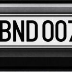 Placa de matrícula personalizada BND007
