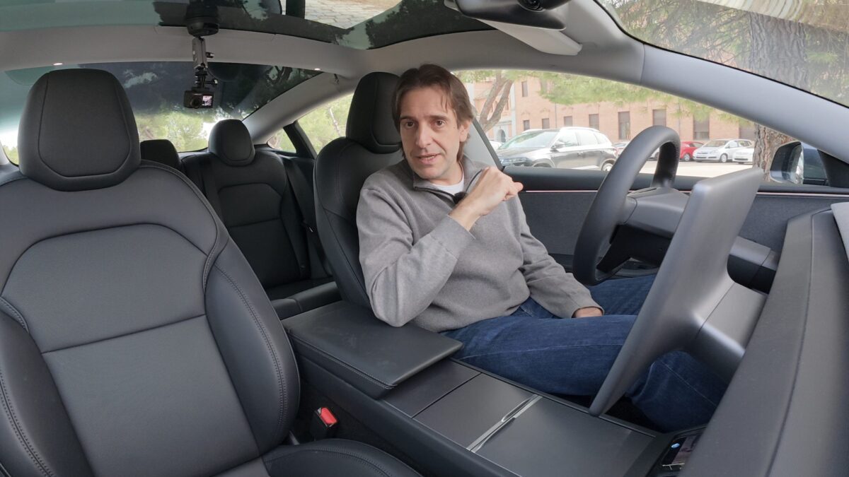 Tesla interior Tesla interior