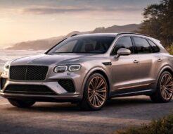 Bentley Bentayga al atardecer en la costa
