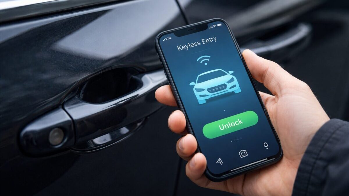 Entrada sin llave en acción