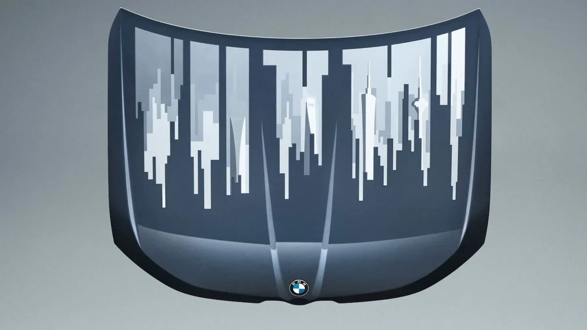 pantallas llegan diseno exterior bmw presenta capo que emite animaciones 96