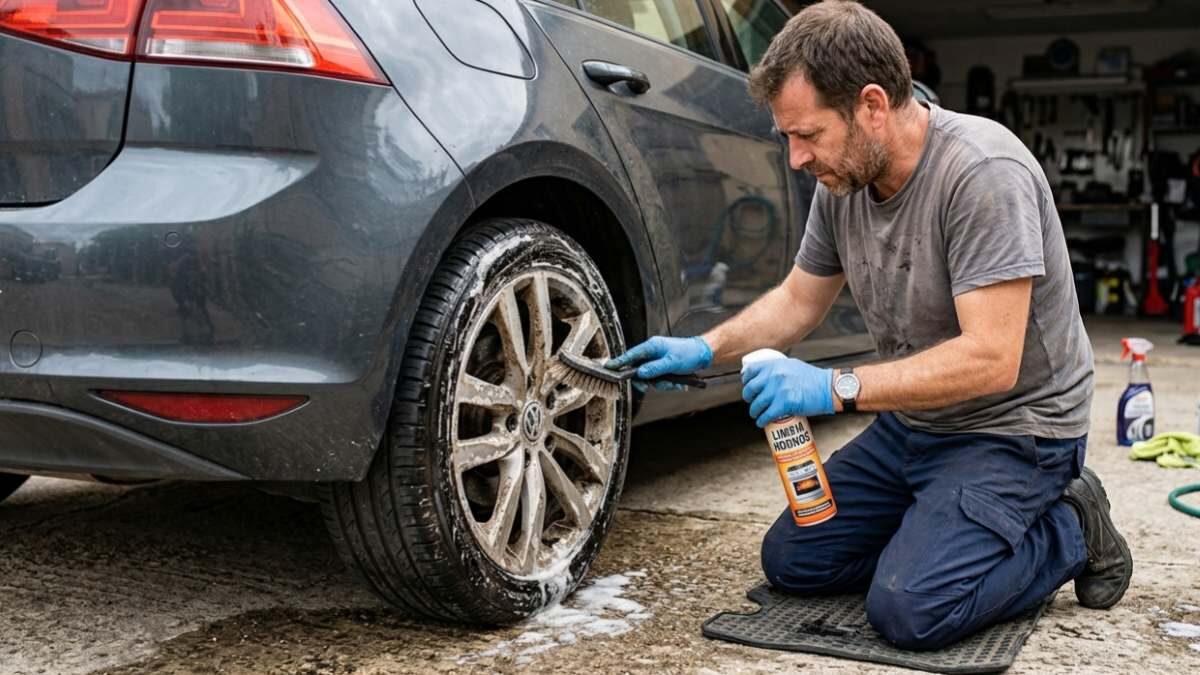 Así puedes limpiar unas llantas muy sucias sin gastar mucho: desde trucos caseros hasta métodos profesionales