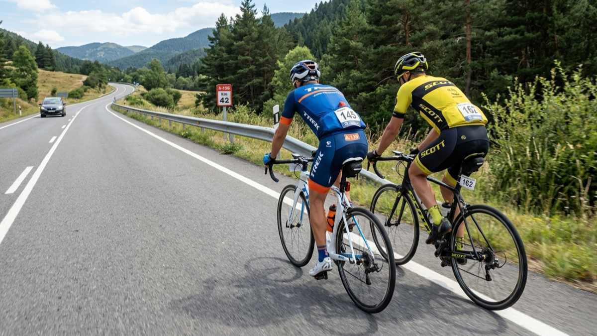 ciclistas en paralelo ciclistas en paralelo